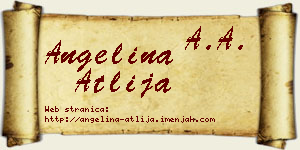 Angelina Atlija vizit kartica